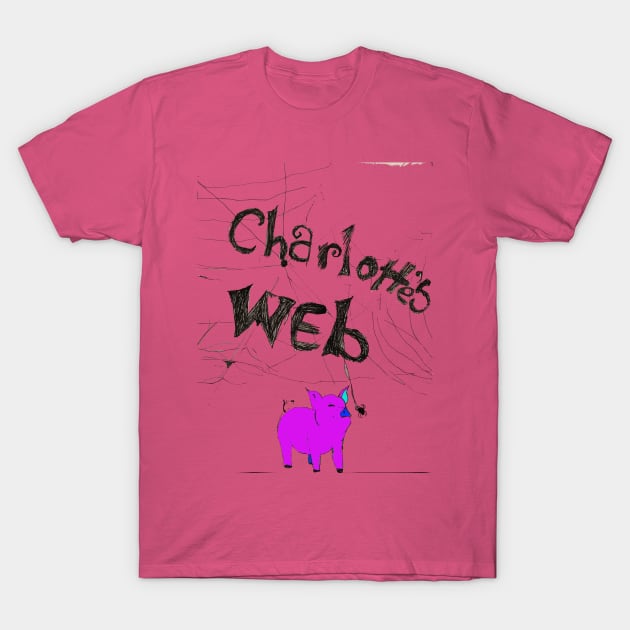 Charlotte's Web - by Love - 8 Years Old T-Shirt by CNS Studios